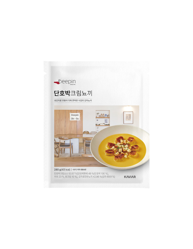 [디핀]단호박크림뇨끼 280g
