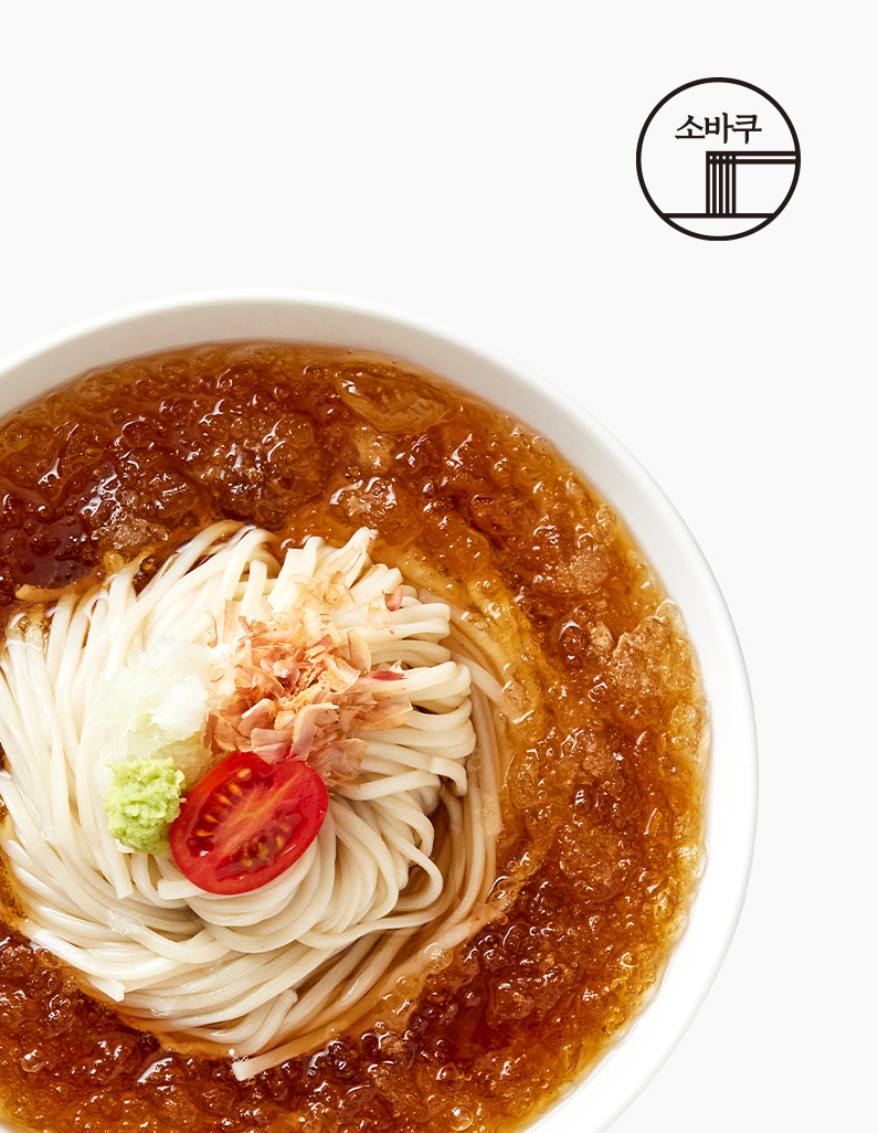 [소바쿠]쫄깃한 백메밀소바 532g
