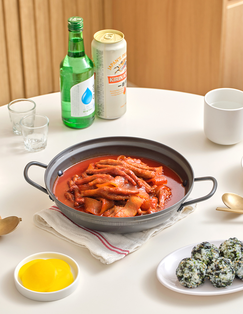 [캐비아데일리]납작당면 국물닭발 600g